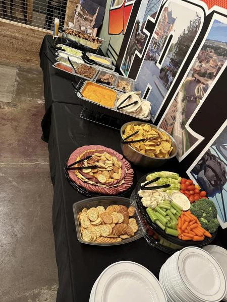 Taco and nacho bar catering