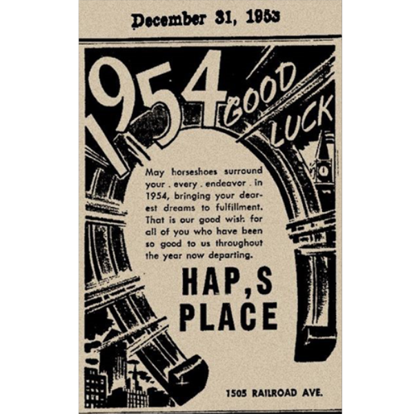 Hap’s Place – 1954 Good Luck