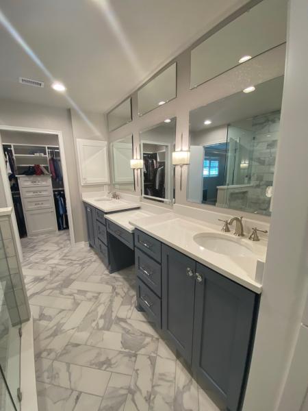 Hidden bathroom project