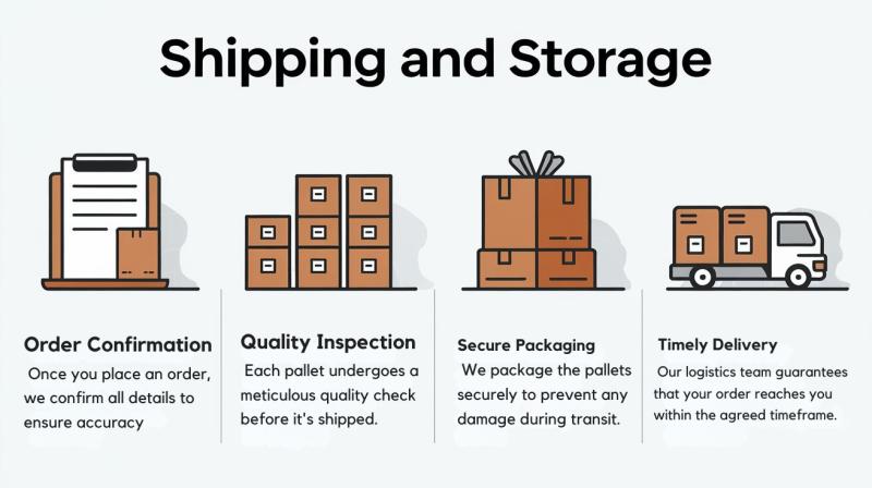 Image depicting efficient shipping and storage services, showcasing organized logistics and secure storage solutions.