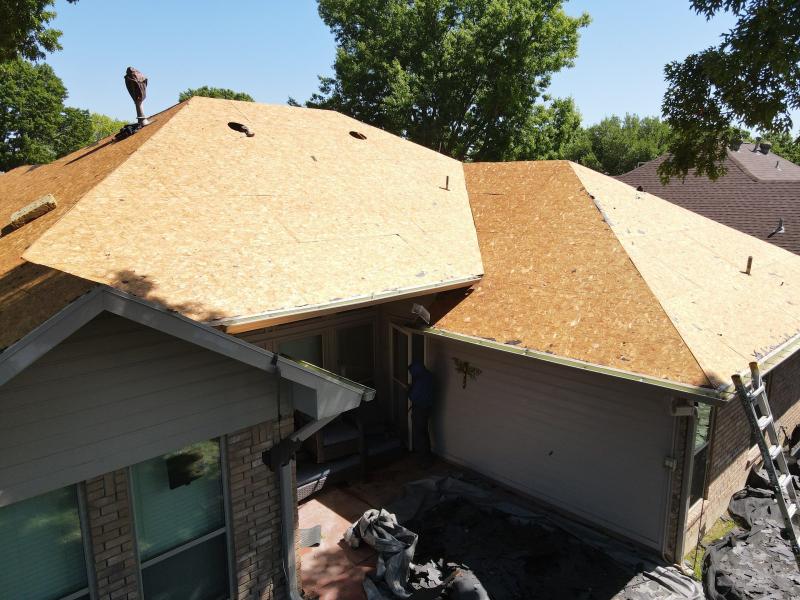 Hidden roofing project