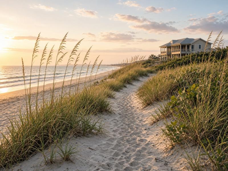 Florida beachfront property edge