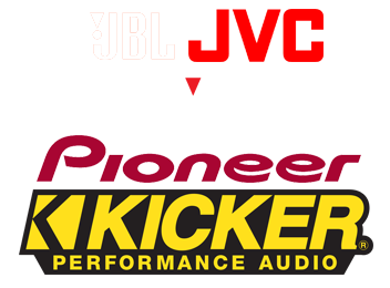 JBL, JVC, Kenwood, Pioneer, Kicker Performance Audio