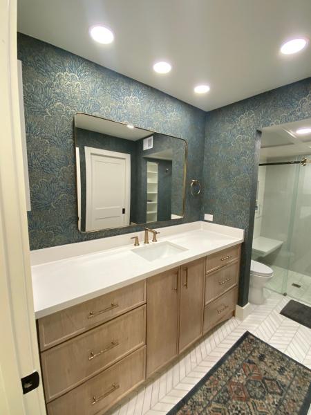 Hidden bathroom project