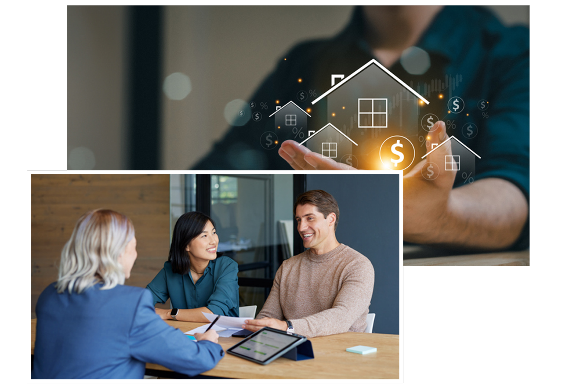 Finance Image collage