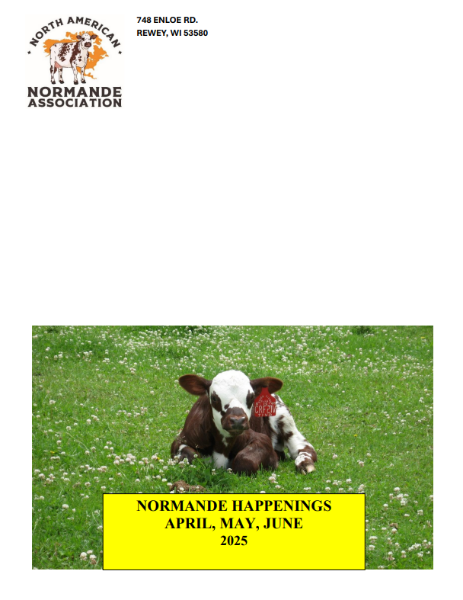 North American Normande Association 748 Enloe Rd Rewey, WI 53580