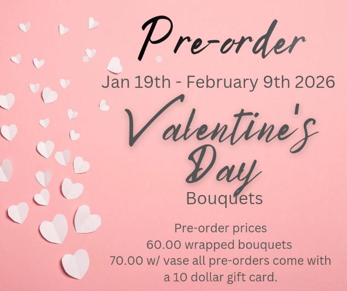 Valentine’s Day Bouquets and Strawberries