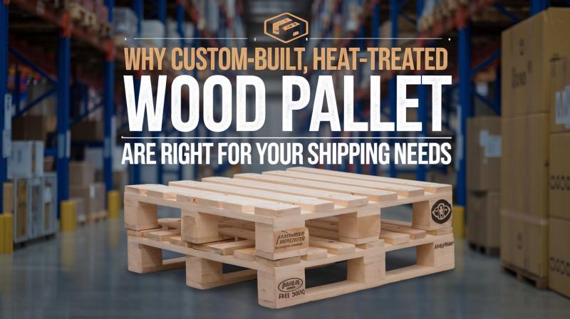 Custom built treated wood pallets offer durability and reliability for all your shipping requirements, ensuring safe transport.