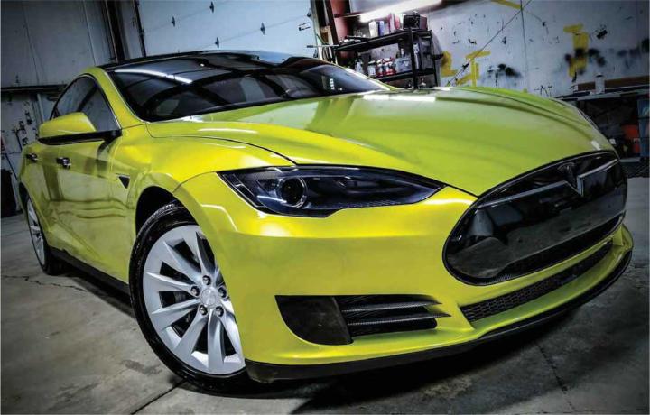 vinyl wrap tesla pittsburgh