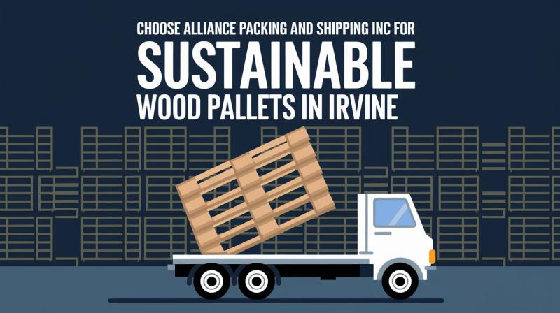 Image depicting a cross alliance for sustainable wood pallets shipping in Rivne, showcasing eco-friendly practices in logistics.