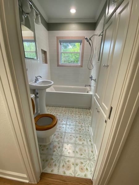 Hidden bathroom project