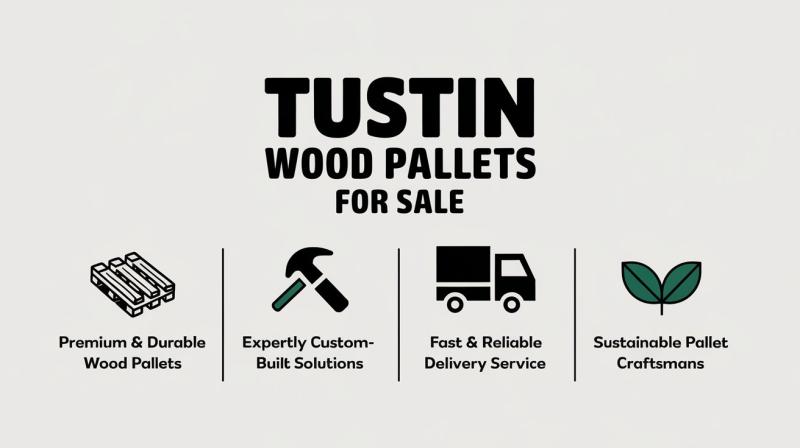 Rustic wood pallets available for purchase, showcasing their natural texture and sturdy construction for various uses.