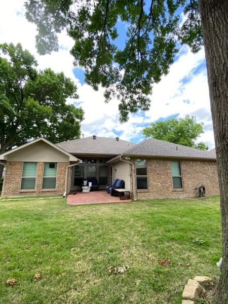 Hidden roofing project