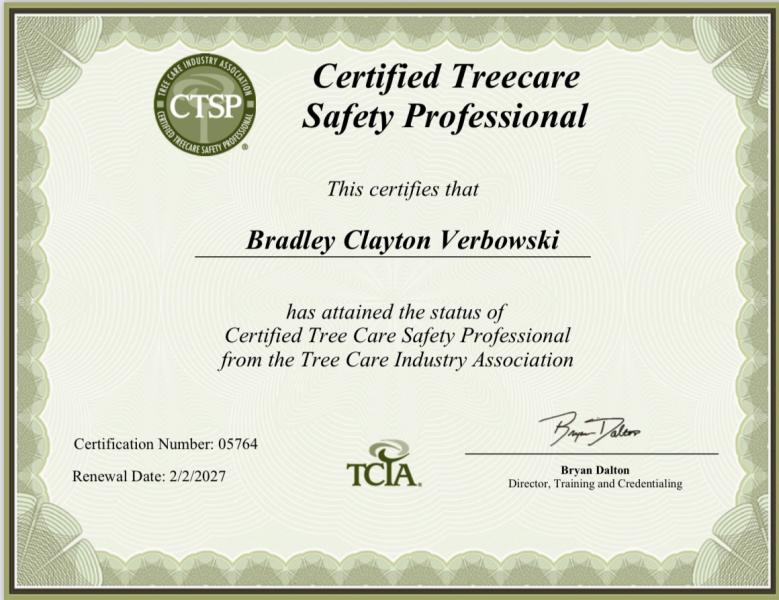 CTSP Certificate