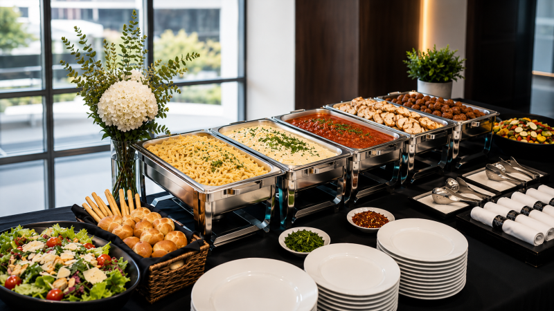 Pasta buffet catering