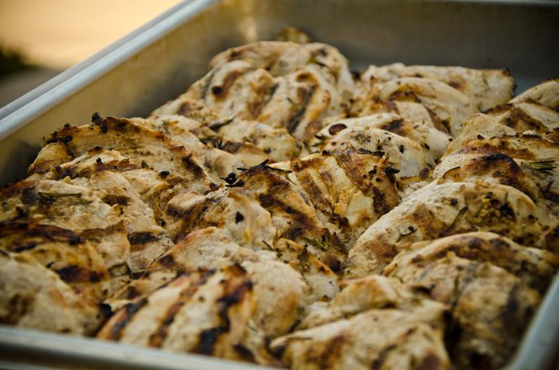Grilled chicken catering