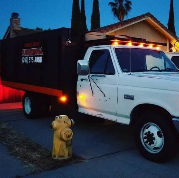 Junk Removal Service In Manteca CA Orange Crush Junk Removal