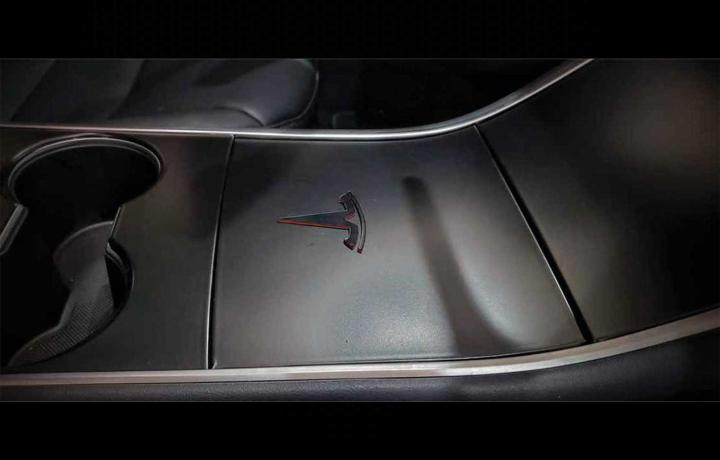 pittsburgh tesla wrapped center console