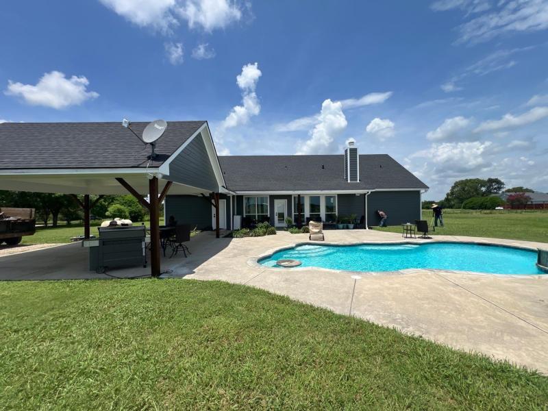 Hidden roofing project