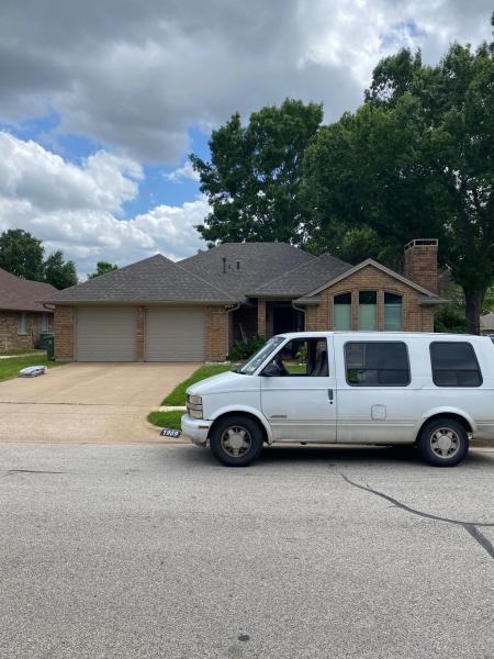 Hidden roofing project