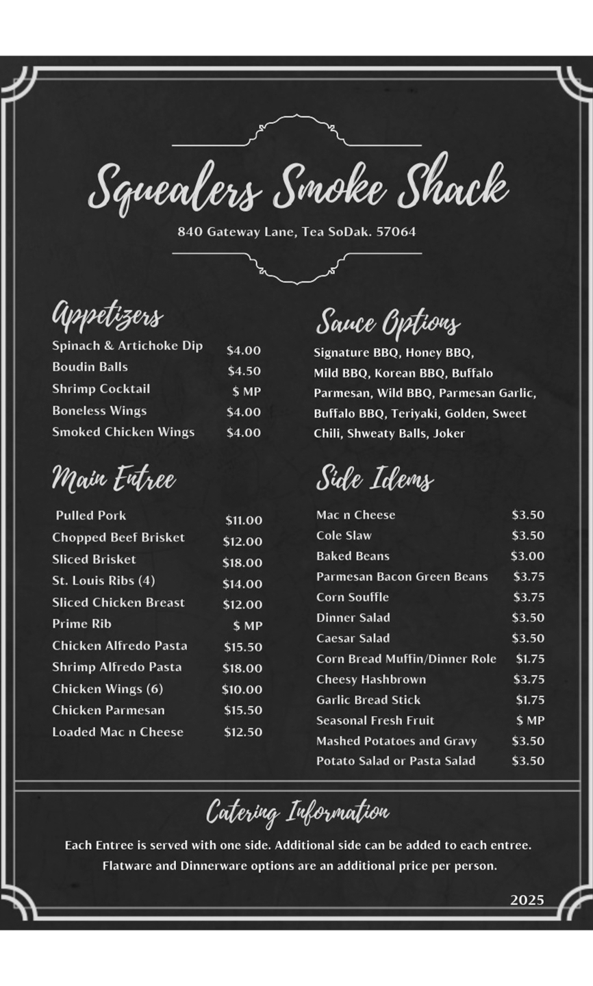menun catering