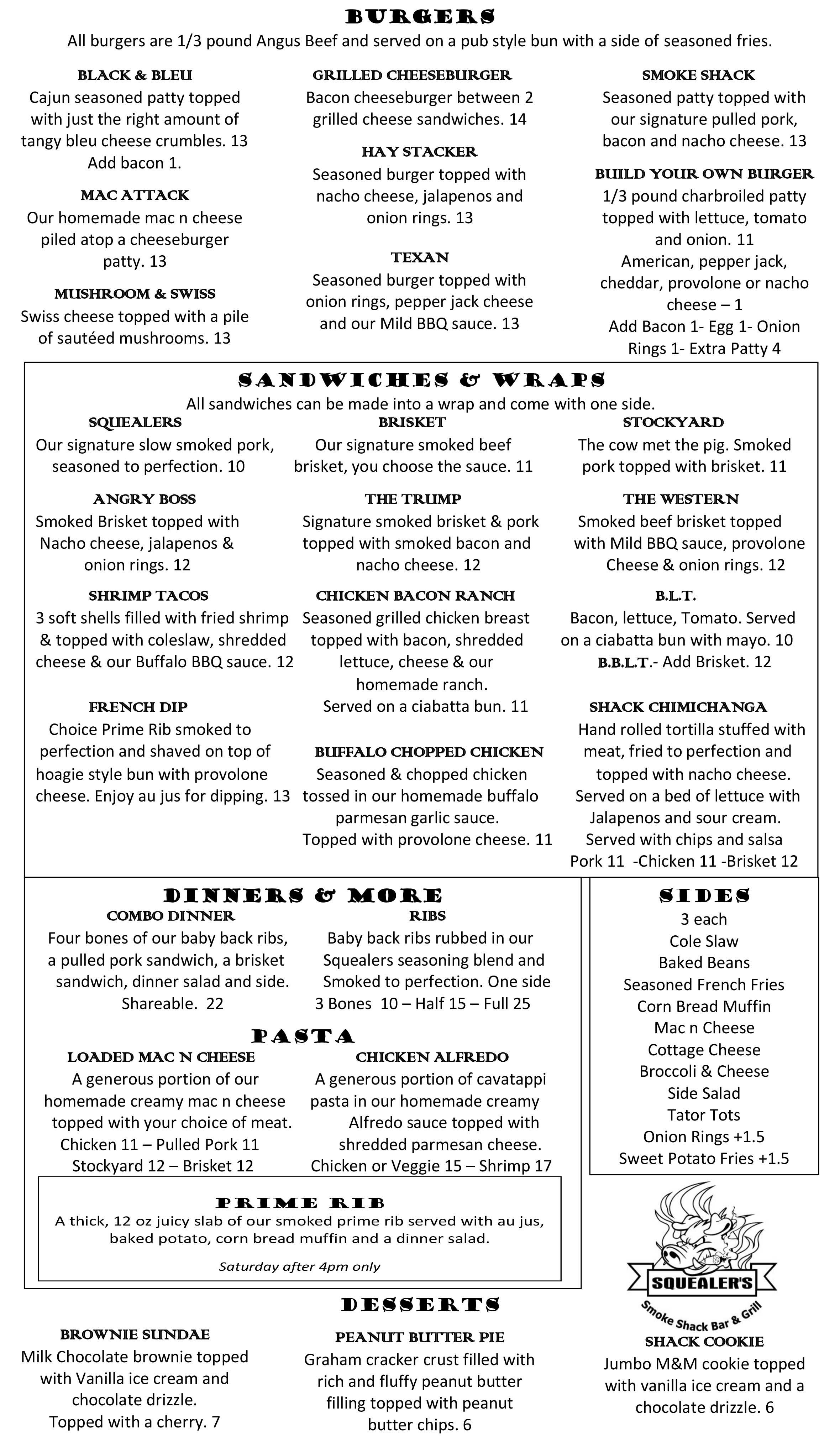Full Service Restaurant In Tea Sd Squealer S Smoke Shack Full Service Restaurant In Tea Sd Squealer S Smoke Shack