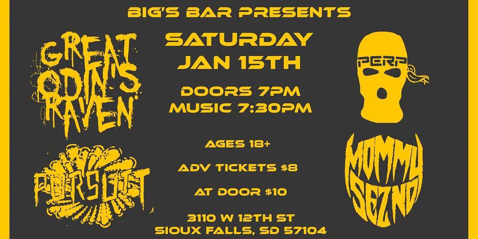 Bigs Bar 3110 W. 12th St. Sioux Falls, SD 57104