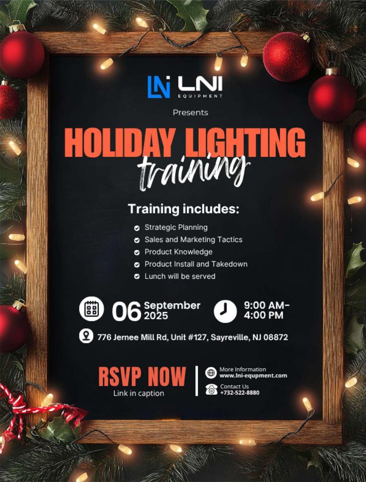 HOLIDAY LIGHTING Training
