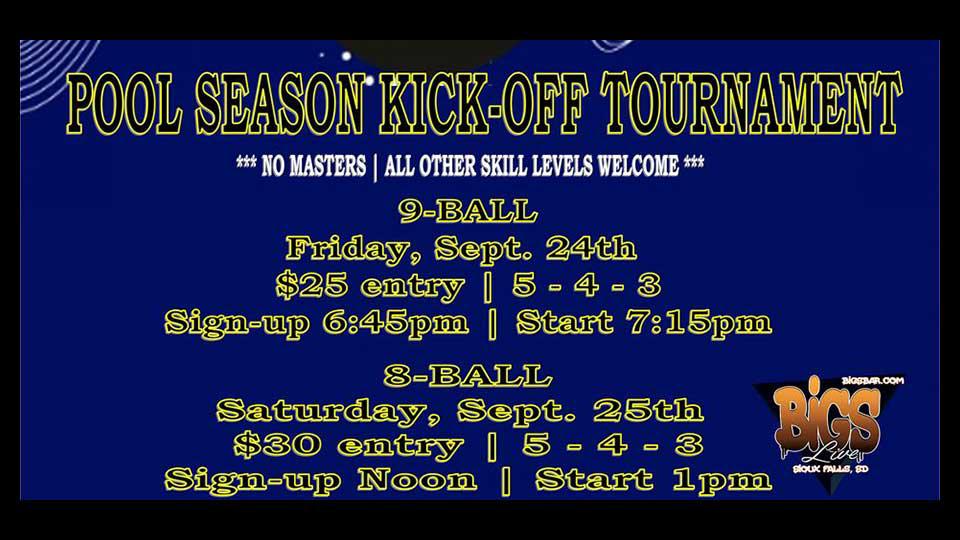 Bigs Bar 3110 W. 12th St. Sioux Falls, SD 57104