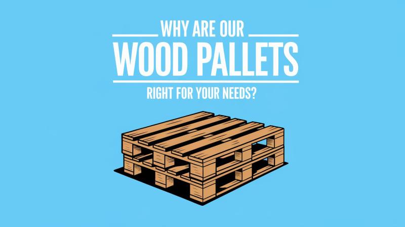 A visual representation highlighting the benefits of wood pallets for businesses, showcasing durability and efficiency.