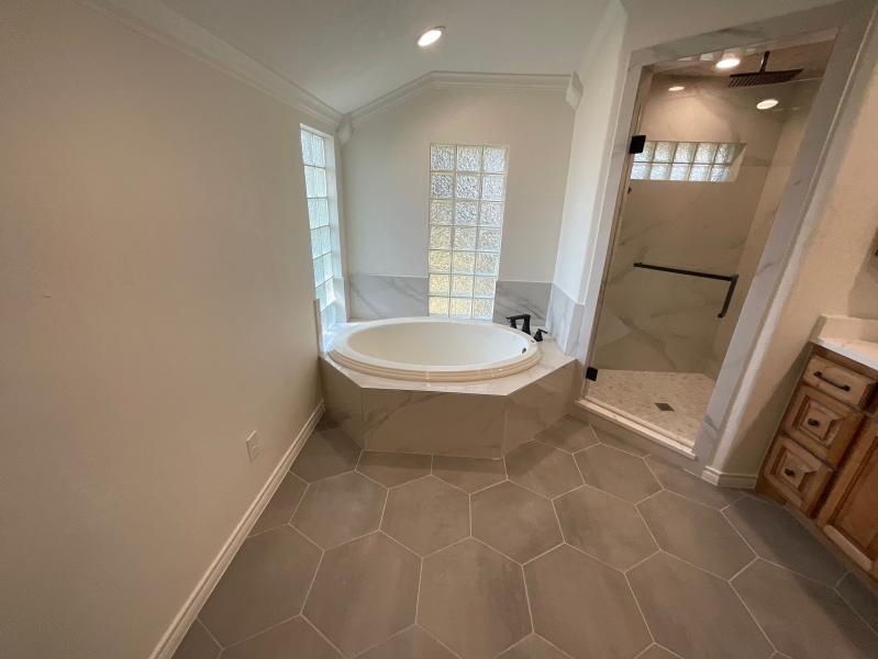 Hidden bathroom project