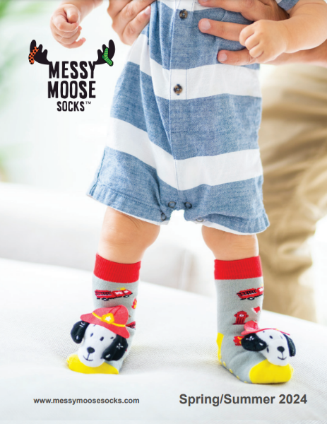 Messy moose socks 1