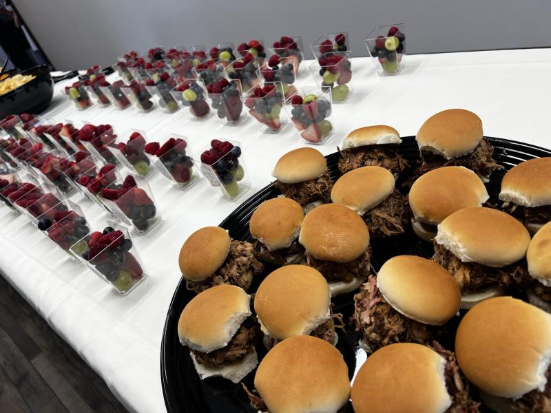 Wedding pizza buffet catering
