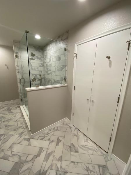 Hidden bathroom project