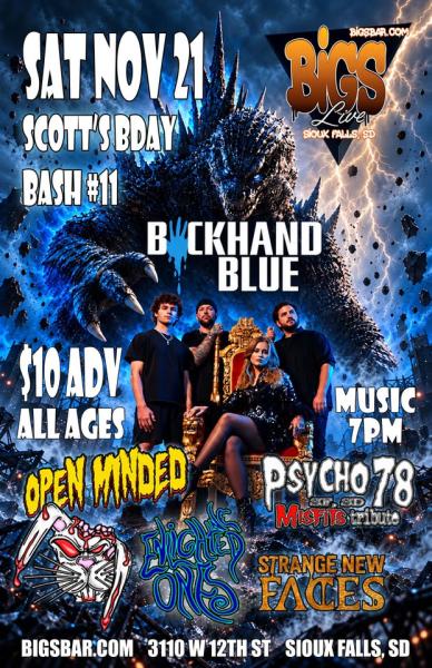 Bigs Bar 3110 W. 12th St. Sioux Falls, SD 57104