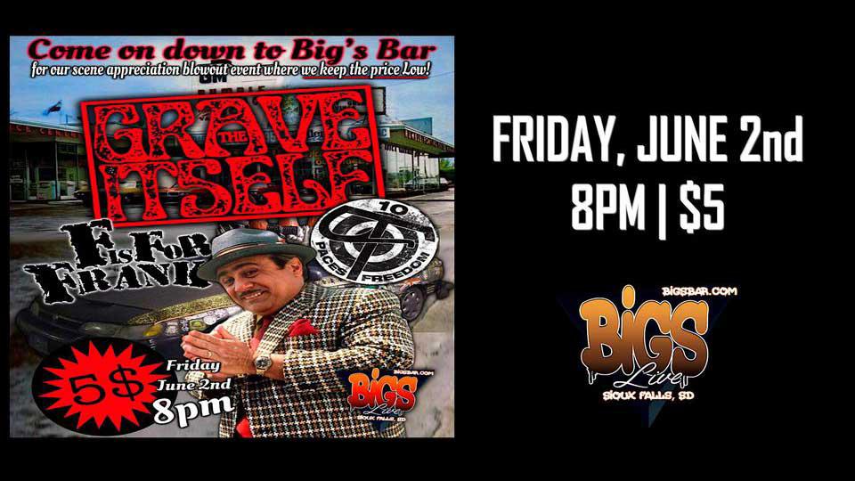 Bigs Bar 3110 W. 12th St. Sioux Falls, SD 57104