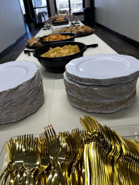 Comfort food catering buffet