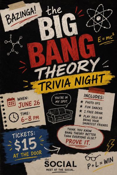 Big Bang Theory Trivia Night