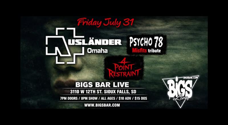 Sedivides 10th Anniversary Show Bigs Bar Sioux Falls SD