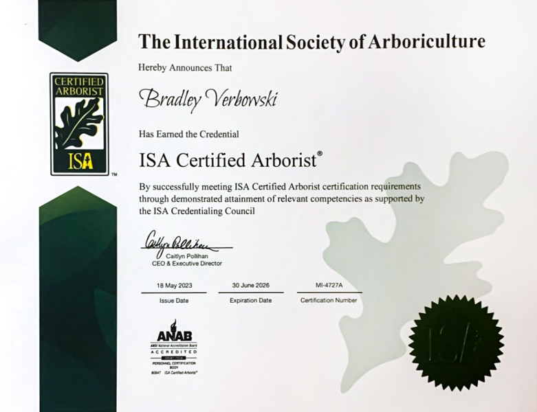 ISA Certificate