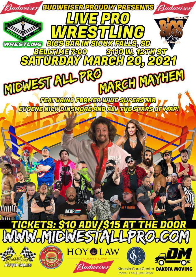 Bigs Bar 3110 W. 12th St. Sioux Falls, SD 57104